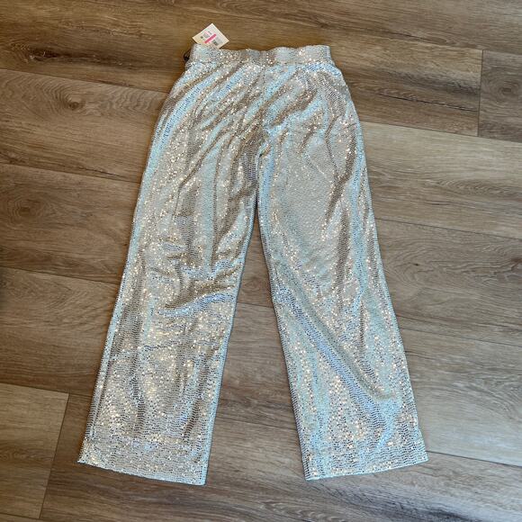 ANNE KLEIN Women's Petite Pull-On Wide-Leg Sparkle Pants Size PXXS - Picture 8 of 12